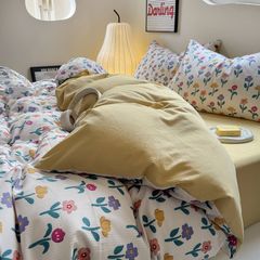 4Pcs Cloud Linen | Set Đũi Mây Phong cách trẻ trung hiện đại | ID 4PCSCLOUDLINE01