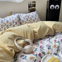 4Pcs Cloud Linen | Set Đũi Mây Phong cách trẻ trung hiện đại | ID 4PCSCLOUDLINE01