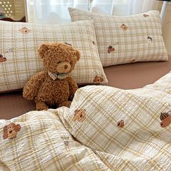 4Pcs PreCloud Linen | Set Đũi Xu Kem Style trẻ trung hiện đại | ID 4PCSPRECLOUD02