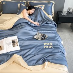 4Pcs Satin Babric | MinMin Standard Bedsets Summer Blanket | ID 4PCSSFARBRICMIN002