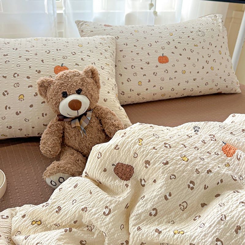 4Pcs PreCloud Linen | Set Đũi Xu Kem Style trẻ trung hiện đại | ID 4PCSPRECLOUD03
