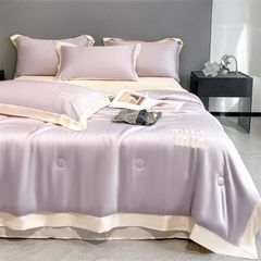 4Pcs Satin Babric | MinMin Standard Bedsets Summer Blanket | ID 4PCSSFARBRICMIN003