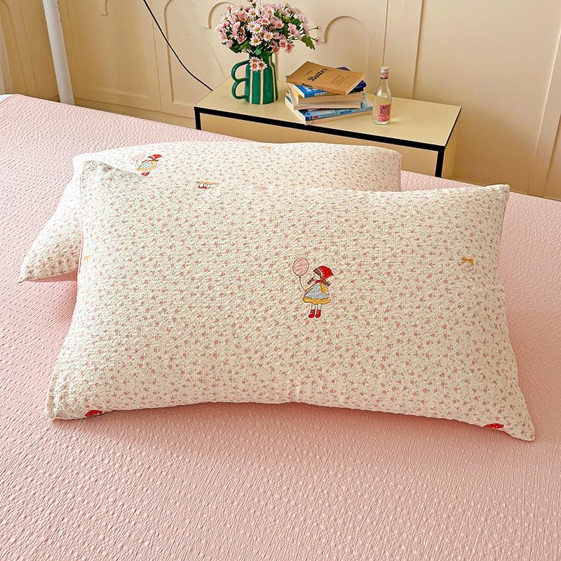 4Pcs PreCloud Linen | Set Đũi Xu Kem Style trẻ trung hiện đại | ID 4PCSPRECLOUD04