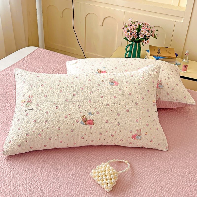 4Pcs PreCloud Linen | Set Đũi Xu Kem Style trẻ trung hiện đại | ID 4PCSPRECLOUD06