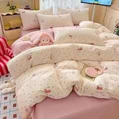 4Pcs PreCloud Linen | Set Đũi Xu Kem Style trẻ trung hiện đại | ID 4PCSPRECLOUD06