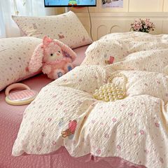 4Pcs PreCloud Linen | Set Đũi Xu Kem Style trẻ trung hiện đại | ID 4PCSPRECLOUD06