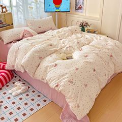 4Pcs PreCloud Linen | Set Đũi Xu Kem Style trẻ trung hiện đại | ID 4PCSPRECLOUD06