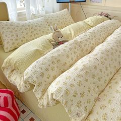4Pcs PreCloud Linen | Set Đũi Xu Kem Style trẻ trung hiện đại | ID 4PCSPRECLOUD07