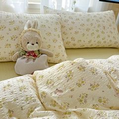 4Pcs PreCloud Linen | Set Đũi Xu Kem Style trẻ trung hiện đại | ID 4PCSPRECLOUD07