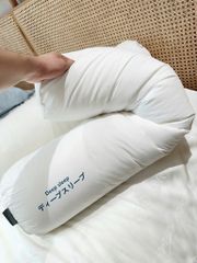 RUỘT GỐI ÔM CAO CẤP DEEPSLEEP CHẤT LƯỢNG ÁO GỐI COTTON BÔNG LÕI MICROFIBER SIZE 35*100CM