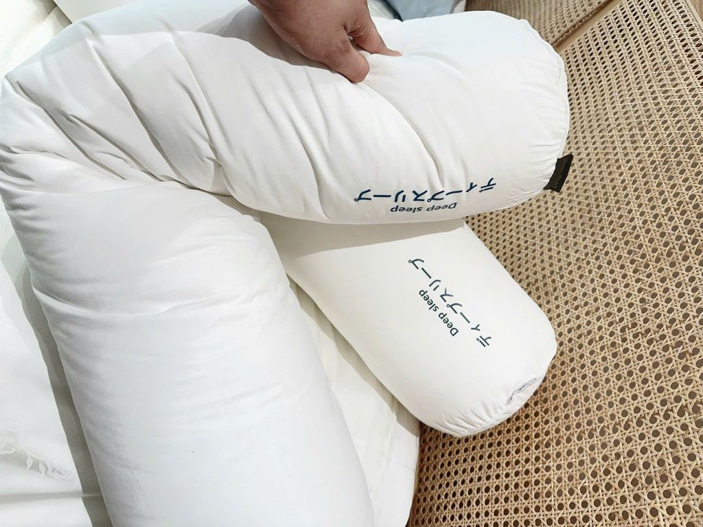 RUỘT GỐI ÔM CAO CẤP DEEPSLEEP CHẤT LƯỢNG ÁO GỐI COTTON BÔNG LÕI MICROFIBER SIZE 35*100CM