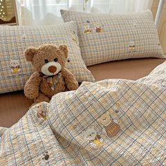 4Pcs PreCloud Linen | Set Đũi Xu Kem Style trẻ trung hiện đại | ID 4PCSPRECLOUD09