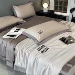 4Pcs Satin Babric | MinMin Standard Bedsets Summer Blanket | ID 4PCSSFABRICMIN08