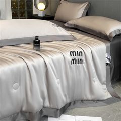 4Pcs Satin Babric | MinMin Standard Bedsets Summer Blanket | ID 4PCSSFABRICMIN08