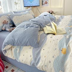 4Pcs PreCloud Linen | Set Đũi Xu Kem Style trẻ trung hiện đại | ID 4PCSPRECLOUD10
