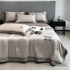 4Pcs Satin Babric | MinMin Standard Bedsets Summer Blanket | ID 4PCSSFARBRICMIN008