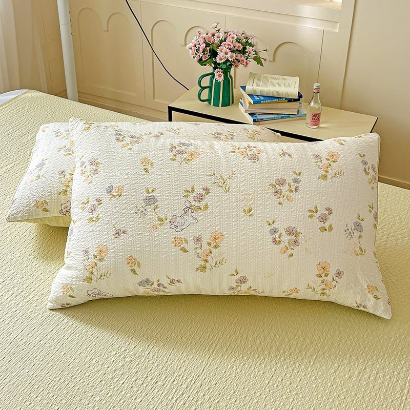 4Pcs PreCloud Linen | Set Đũi Xu Kem Style trẻ trung hiện đại | ID 4PCSPRECLOUD11