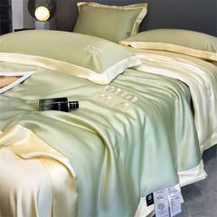 4Pcs Satin Babric | MinMin Standard Bedsets Summer Blanket | ID 4PCSSFABRICMIN09