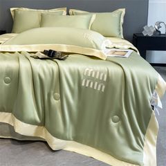 4Pcs Satin Babric | MinMin Standard Bedsets Summer Blanket | ID 4PCSSFABRICMIN09