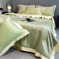 4Pcs Satin Babric | MinMin Standard Bedsets Summer Blanket | ID 4PCSSFARBRICMIN009