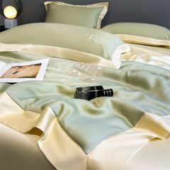 4Pcs Satin Babric | MinMin Standard Bedsets Summer Blanket | ID 4PCSSFARBRICMIN009