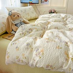 4Pcs PreCloud Linen | Set Đũi Xu Kem Style trẻ trung hiện đại | ID 4PCSPRECLOUD11