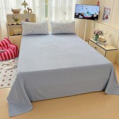 4Pcs PreCloud Linen | Set Đũi Xu Kem Style trẻ trung hiện đại | ID 4PCSPRECLOUD12