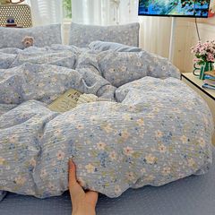 4Pcs PreCloud Linen | Set Đũi Xu Kem Style trẻ trung hiện đại | ID 4PCSPRECLOUD12