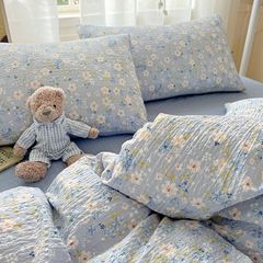4Pcs PreCloud Linen | Set Đũi Xu Kem Style trẻ trung hiện đại | ID 4PCSPRECLOUD12
