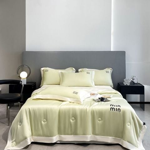 4Pcs Satin Babric | MinMin Standard Bedsets Summer Blanket | ID 4PCSSFABRICMIN11