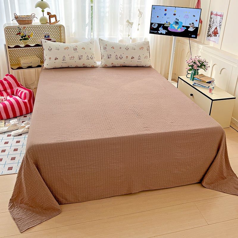 4Pcs PreCloud Linen | Set Đũi Xu Kem Style trẻ trung hiện đại | ID 4PCSPRECLOUD13