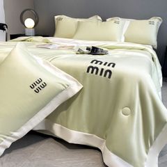 4Pcs Satin Babric | MinMin Standard Bedsets Summer Blanket | ID 4PCSSFABRICMIN11