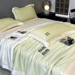 4Pcs Satin Babric | MinMin Standard Bedsets Summer Blanket | ID 4PCSSFARBRICMIN011