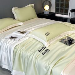4Pcs Satin Babric | MinMin Standard Bedsets Summer Blanket | ID 4PCSSFABRICMIN11