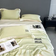 4Pcs Satin Babric | MinMin Standard Bedsets Summer Blanket | ID 4PCSSFABRICMIN11