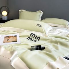 4Pcs Satin Babric | MinMin Standard Bedsets Summer Blanket | ID 4PCSSFABRICMIN11