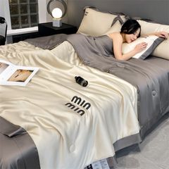 4Pcs Satin Babric | MinMin Standard Bedsets Summer Blanket | ID 4PCSSFABRICMIN12