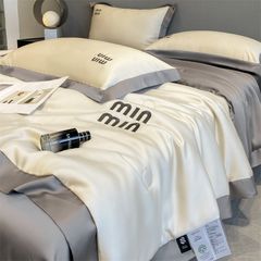 4Pcs Satin Babric | MinMin Standard Bedsets Summer Blanket | ID 4PCSSFABRICMIN12