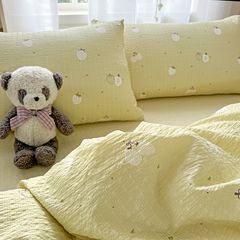 4Pcs PreCloud Linen | Set Đũi Xu Kem Style trẻ trung hiện đại | ID 4PCSPRECLOUD15