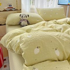4Pcs PreCloud Linen | Set Đũi Xu Kem Style trẻ trung hiện đại | ID 4PCSPRECLOUD15