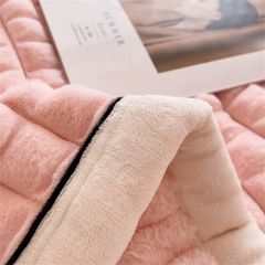Home Text Milk Velvet Blanket | Chăn lông nhung sữa Snow Home 230*200cm(1,6kg) | Pink