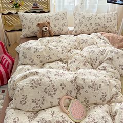 4Pcs PreCloud Linen | Set Đũi Xu Kem Style trẻ trung hiện đại | ID 4PCSPRECLOUD17
