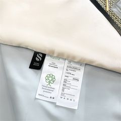 4Pcs Satin Babric | Charming With Love Standard Bedsets Summer Blanket | ID 4PCSSFARBRICCHARWLOVE012