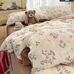 4Pcs PreCloud Linen | Set Đũi Xu Kem Style trẻ trung hiện đại | ID 4PCSPRECLOUD17