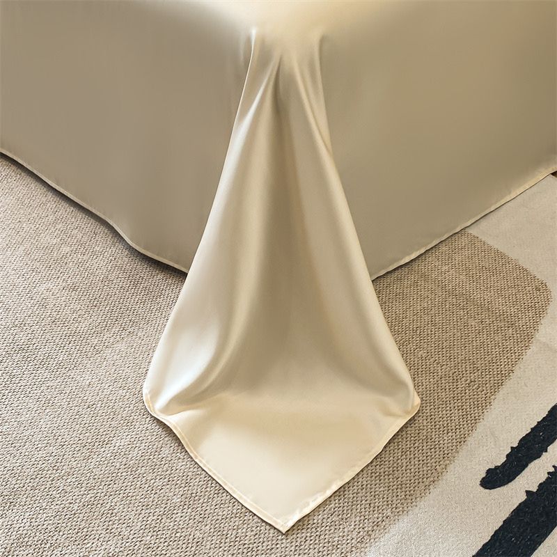 4Pcs Satin Babric | Charming With Love Standard Bedsets Summer Blanket | ID 4PCSSFARBRICCHARWLOVE011