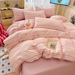 4Pcs PreCloud Linen | Set Đũi Xu Kem Style trẻ trung hiện đại | ID 4PCSPRECLOUD18
