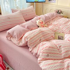 4Pcs PreCloud Linen | Set Đũi Xu Kem Style trẻ trung hiện đại | ID 4PCSPRECLOUD18