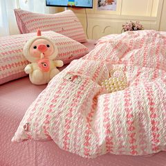 4Pcs PreCloud Linen | Set Đũi Xu Kem Style trẻ trung hiện đại | ID 4PCSPRECLOUD18