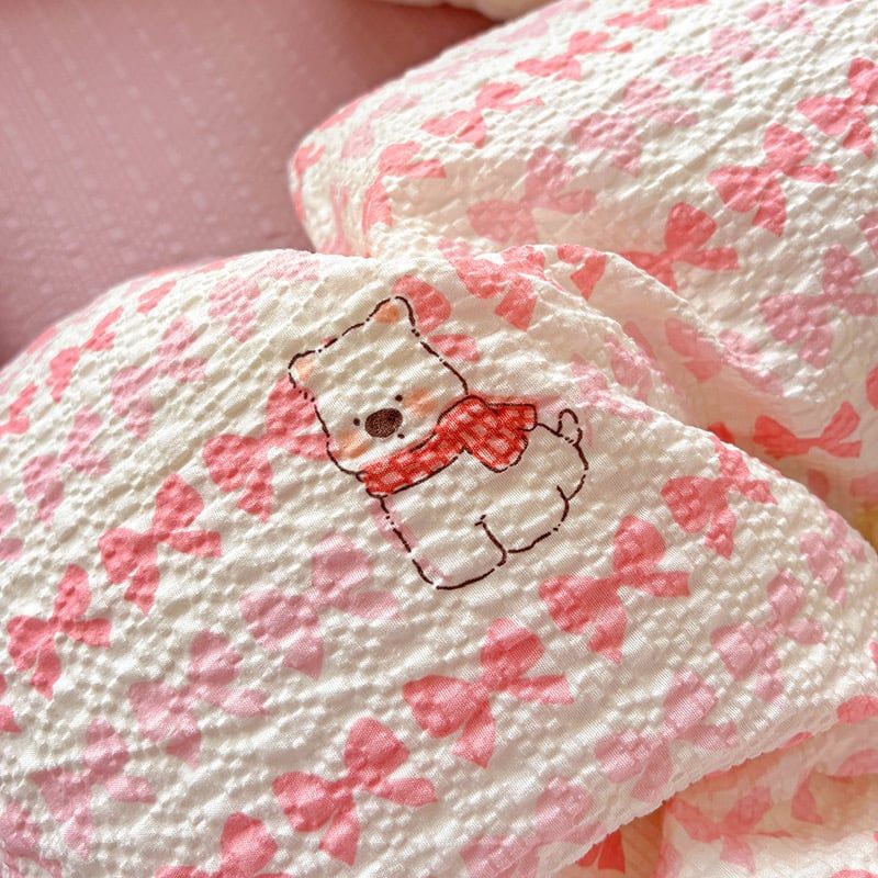 4Pcs PreCloud Linen | Set Đũi Xu Kem Style trẻ trung hiện đại | ID 4PCSPRECLOUD18