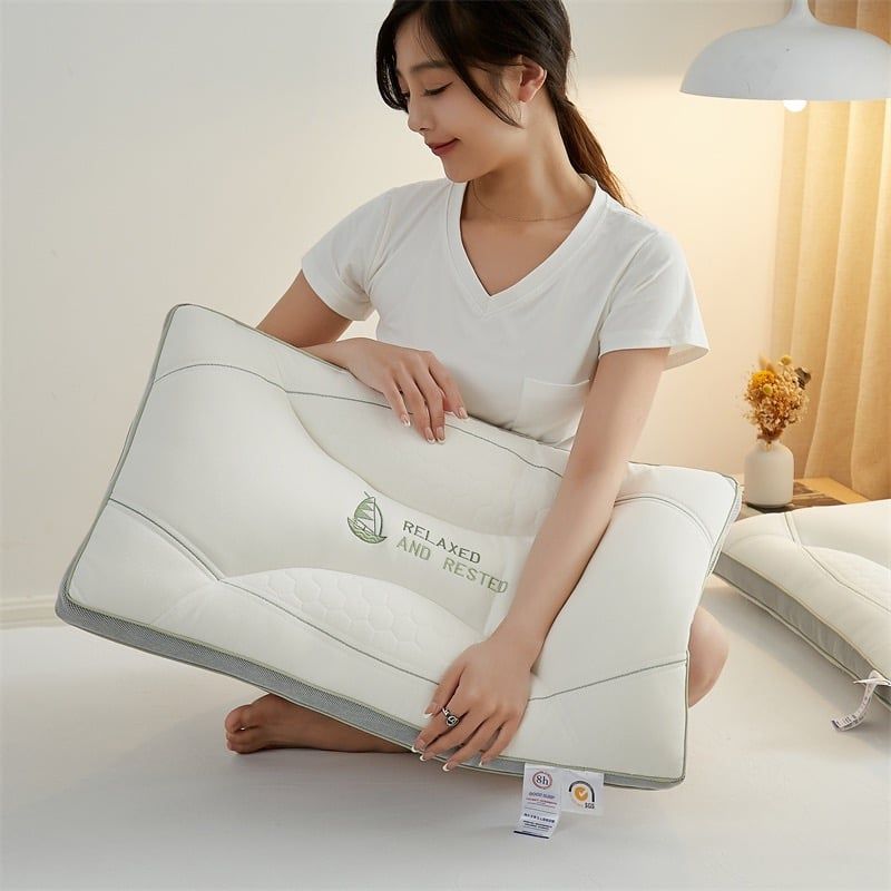 RUỘT GỐI MATXA CAOSU NON RELAX LÕI BÔNG MICROFIBER SIZE 48*74CM